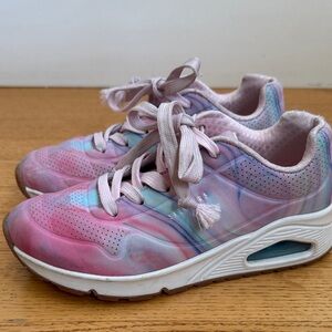 Skechers Kids Pink and Blue Sneakers
